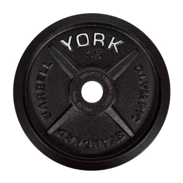 York Barbell Legacy Olympic Standard Plate Sets – Precision Milled Cast Iron