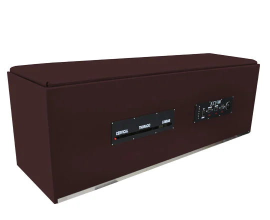 PHS Chiropractic ATT-300 Roller Massage Table in Burgundy