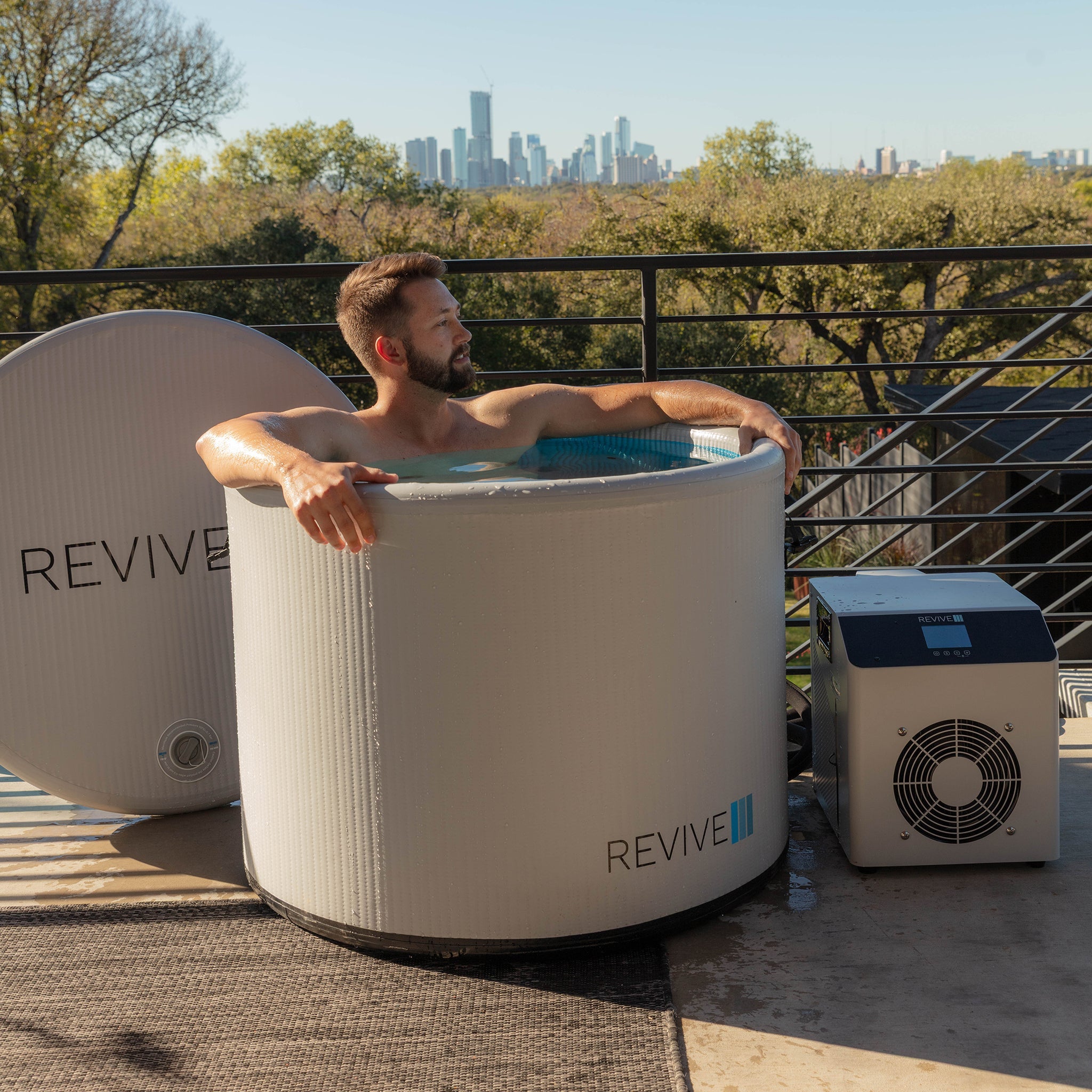 Revive Inflatable Pod Plunge – .3HP, .8HP & 1HP Chiller Options