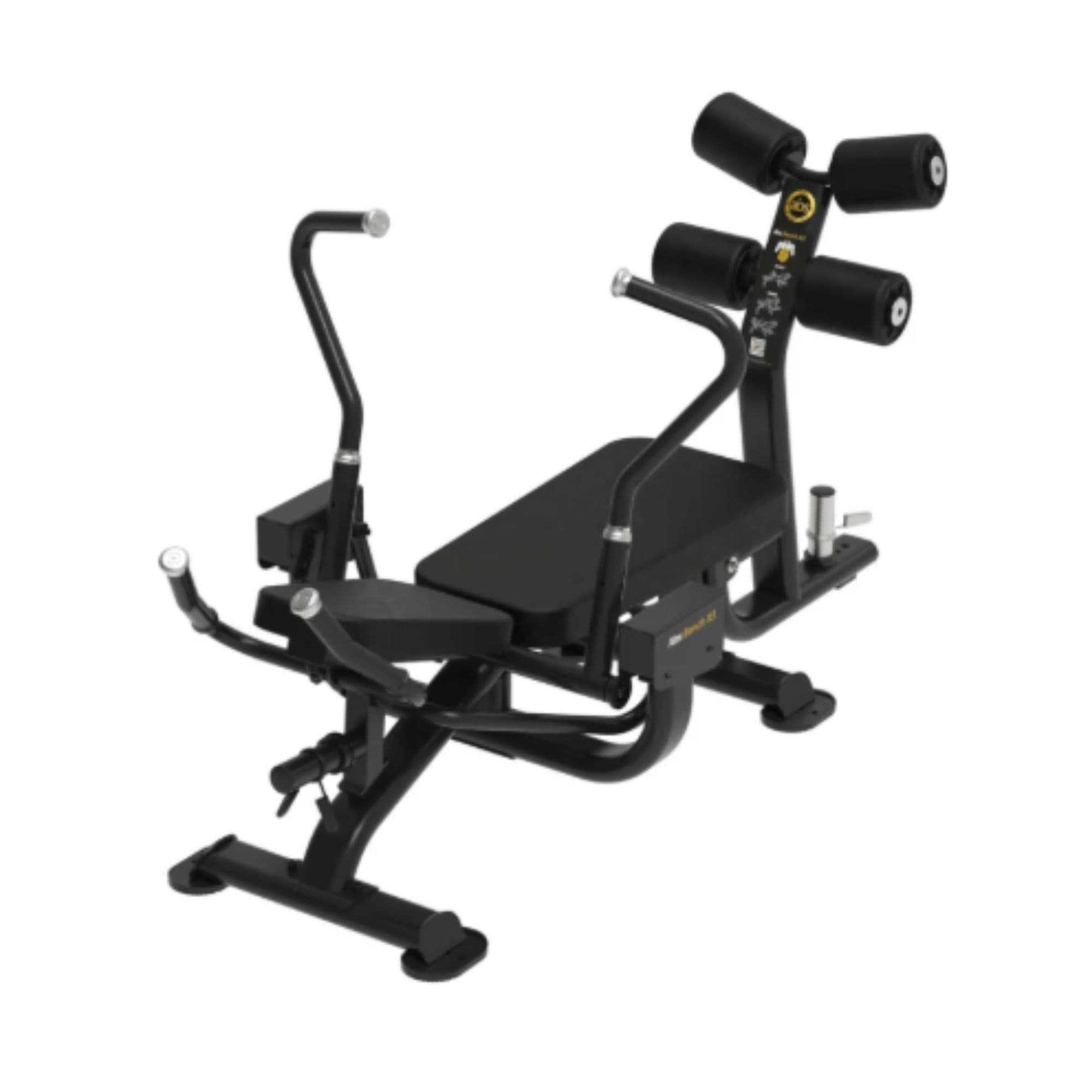 Abs Bench X3 Front Angled View On White Background