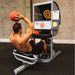 Abs Company AbSolo With A Man Performing An Overhead Medicine Ball Exercise