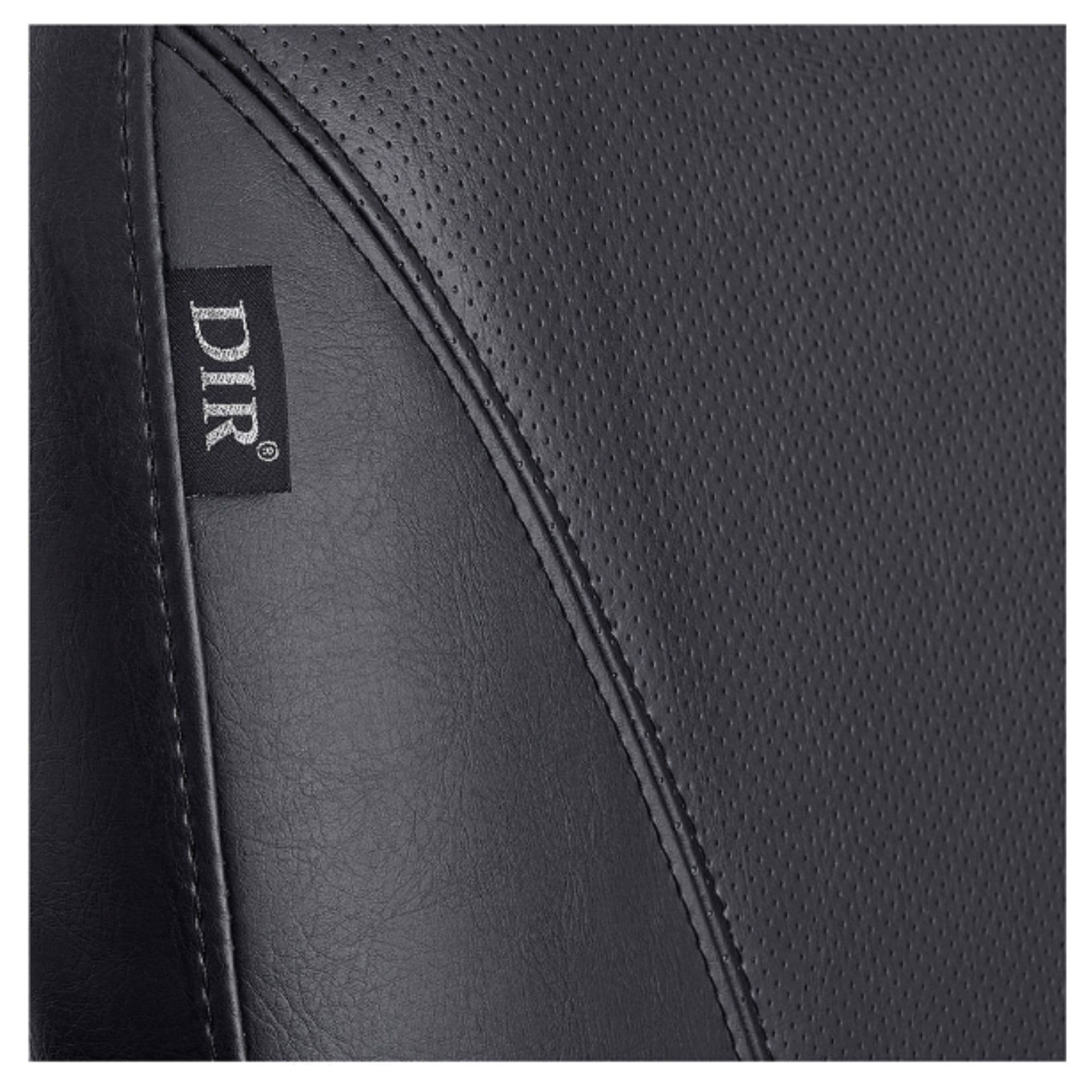 Apollo 4-Motors Thermo Heated Med Spa Treatment Chair Close-Up View Of Black Upholstery With Brand Name