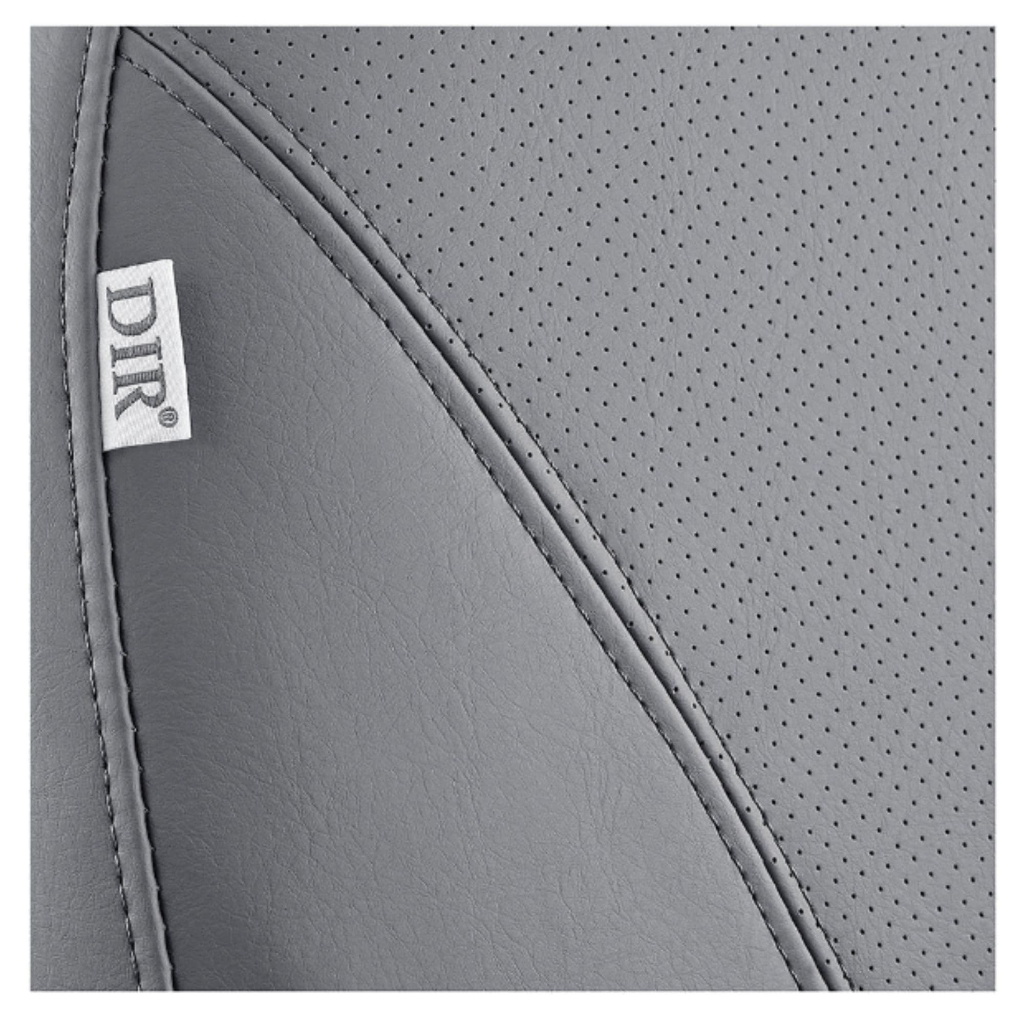 Apollo 4-Motors Thermo Heated Med Spa Treatment Chair Close-Up View Of Gray Upholstery With Brand Name
