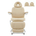 Apollo Heated Quad-Motor Med Spa Treatment Chair Beige Variant Front View On White Background