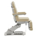 Aurora 4-Motors Swivel Medical Procedure Chair Beige Side View On White Background