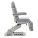 Aurora 4-Motors Swivel Medical Procedure Chair Gray Side View On White Background