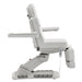 Aurora 4-Motors Swivel Medical Procedure Chair White Side View Demonstrating Adjustable Armrest On White Background