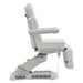 Aurora 4-Motors Swivel Medical Procedure Chair White Side View On White Background