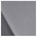 Beckman Gold Shampoo Chair with Adjustable Seat Close-Up View Of Gray Upholstery With Stitching