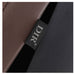 Beckman Salon Shampoo Unit with Adjustable Seat Close-Up View Of Brown Upholstery With Brand Name