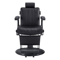 Thumbnail for Belgrano Classic Barber Chair Black Variant Front View On White Background