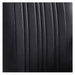Belgrano Vintage Classic Barber Chair Close Up View Of Black Upholstered Backrest