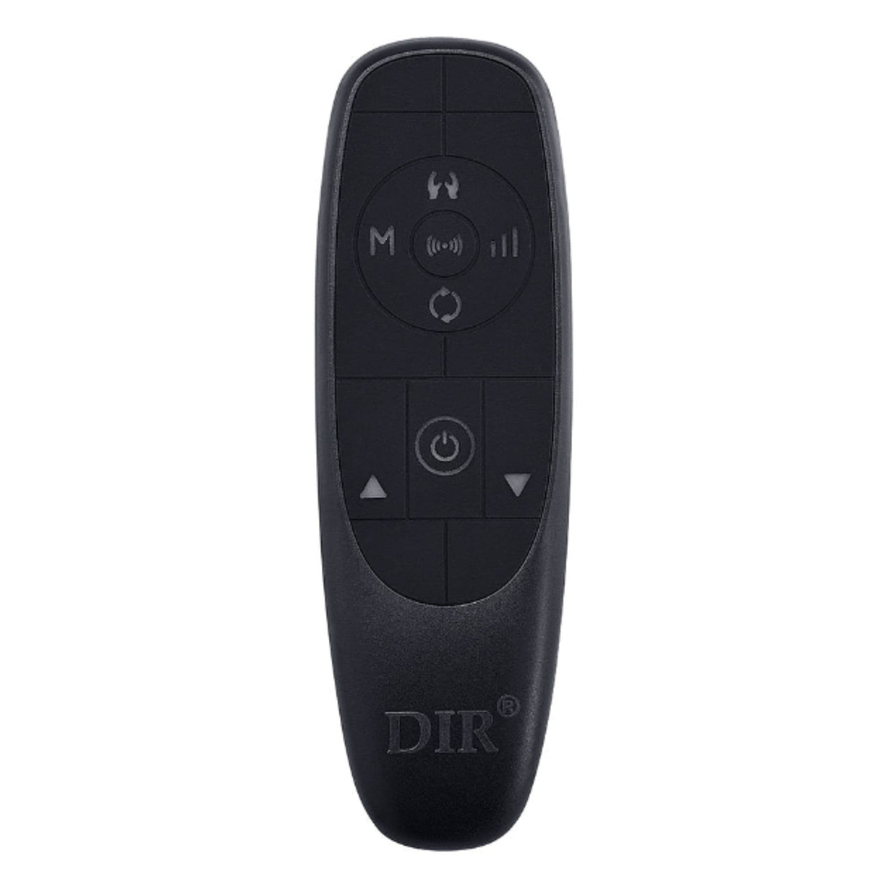 Bella V Gold Reclining Salon Shampoo Massage Chairs Black Remote Control With Brand Name On Clean Background