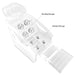 Bella V Gold Reclining Salon Shampoo Massage Chairs Illustrated Internal View
