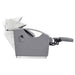 Bella V Recline Massage Salon Shampoo Station White Side View With White Sink Demo And Leg Rest Extended On Clean Background