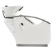 Bella V Titanium Electric Massage Reclining Backwash Shampoo Chair White Side View Of White Single Shampoo Wash Station