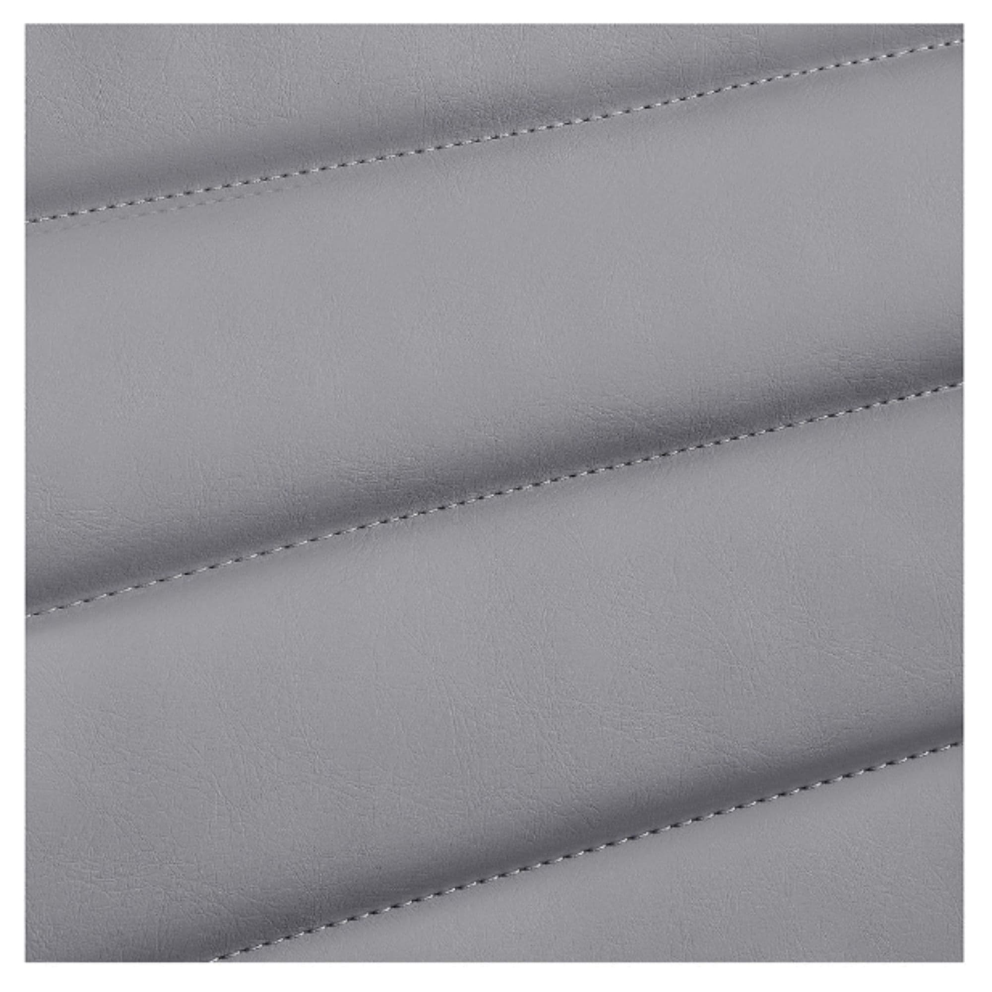 Bella V Titanium Electric Massage Shampoo Chair Close-Up View Of Gray Upholstery With Stitching