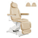 Bellucci 3-Motors Electric Treatment Chair Beige Front Angled With Removable Face Cushion On White Background