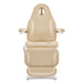 Bellucci 3-Motors Electric Treatment Chair Beige Front View With Face Hole On White Background