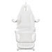 Bellucci 3-Motors Electric Treatment Chair White Front View Showing A Face Hole On White Background