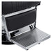 Kingston Hydraulic Professional Barbershop Chair Black Variant With Close-Up View Of Footrest Platform On White Background