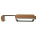 CERAGEM V7 Luxury Core Therapeutic Massage Bed Side View Fully Extended Of Brown Variant On White