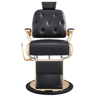 Thumbnail for Cavalier Golden Barber Chair Black Variant Front View On White Background