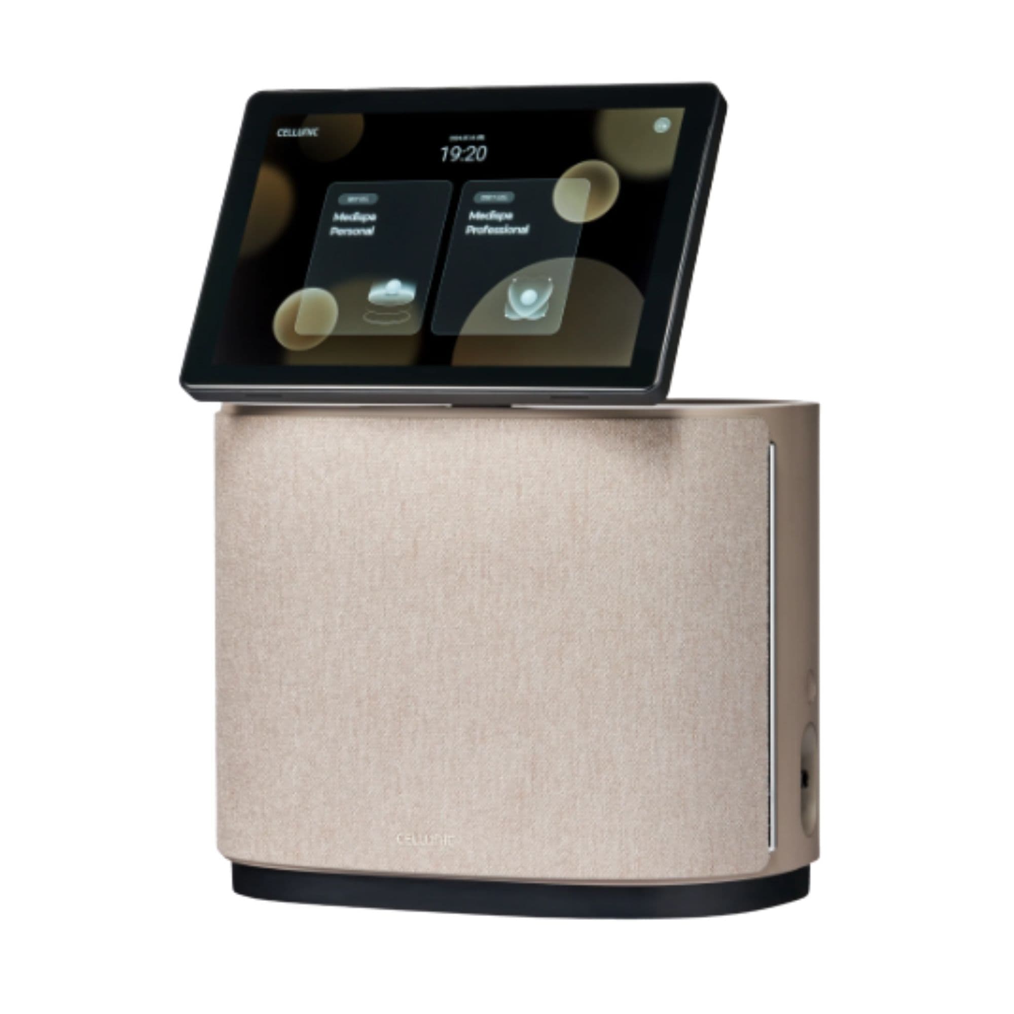 Ceragem CGM ESK-2405 MediSpa Pro With Touchscreen Display And Front Cover Closed On White Background