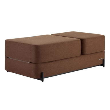 Ceragem S4 Brown Variant In Compact Folded Sofa Mode On White Background