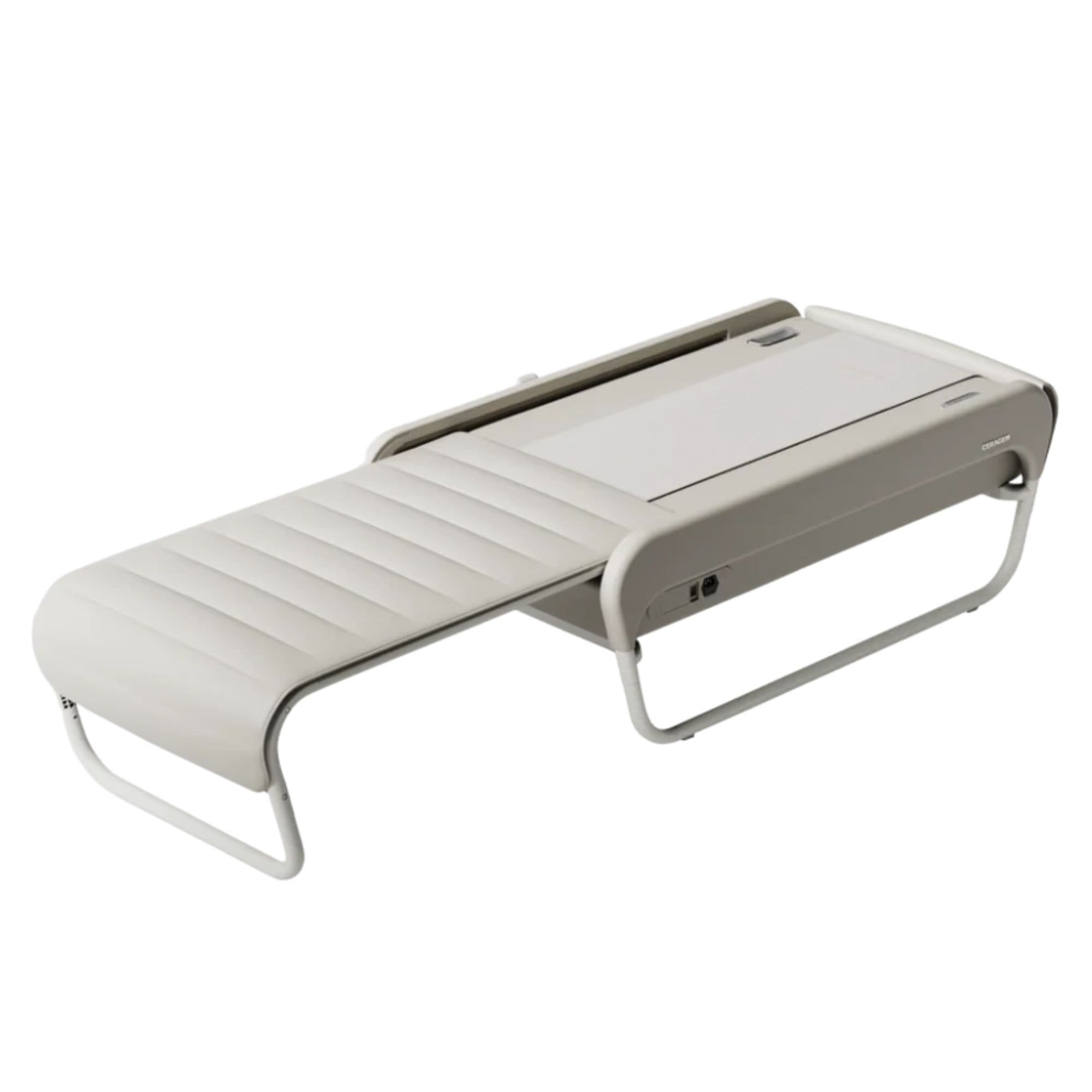 Ceragem V5 Massage Bed White Variant Angled View On White Background