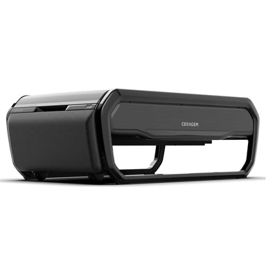 Ceragem V6 Compact Folded And Angled View Of Black Variant On White Background
