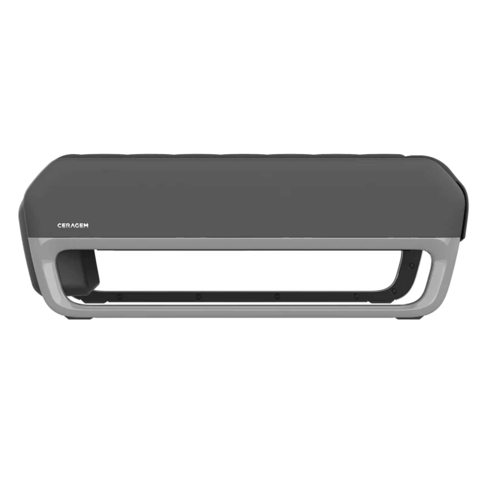 Ceragem V7 Massage Bed Side View Folded Of Black Variant On White