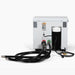 Core .8HP Ice Bath Chiller Rear View With Hoses And Connections On White Background