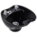 DIR Anode Salon Shampoo Chairs with Adjustable Leg Black Shampoo Wash Station On Clean Background