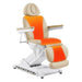 DIR Apollo 4-Motor Heated Medical Spa Chair Beige Variant Front Angled View With Heat Therapy Cushion Areas Highlighted