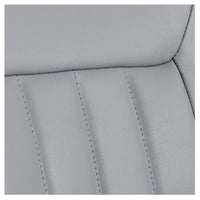 Thumbnail for DIR Artura Modern Barber Chair Close-Up View Of Gray Upholstery With Stitching
