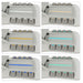 DIR Aurora 4-Motor Swivel Procedure Chair Close-Up View Of Foot Controls With Lighting Options For White Variants