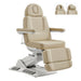 DIR Aurora 4-Motors Swivel Medical Procedure Chair Beige Front Angled With Removable Face Cushion On White Background