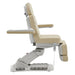 DIR Aurora 4-Motors Swivel Medical Procedure Chair Beige Side View Demonstrating Adjustable Armrest On White Background
