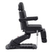 DIR Aurora 4-Motors Swivel Medical Procedure Chair Black Side View On White Background