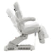 DIR Aurora 4-Motors Swivel Medical Procedure Chair White Side View Demonstrating Chair And Stirrup Adjustment Positions On White Background