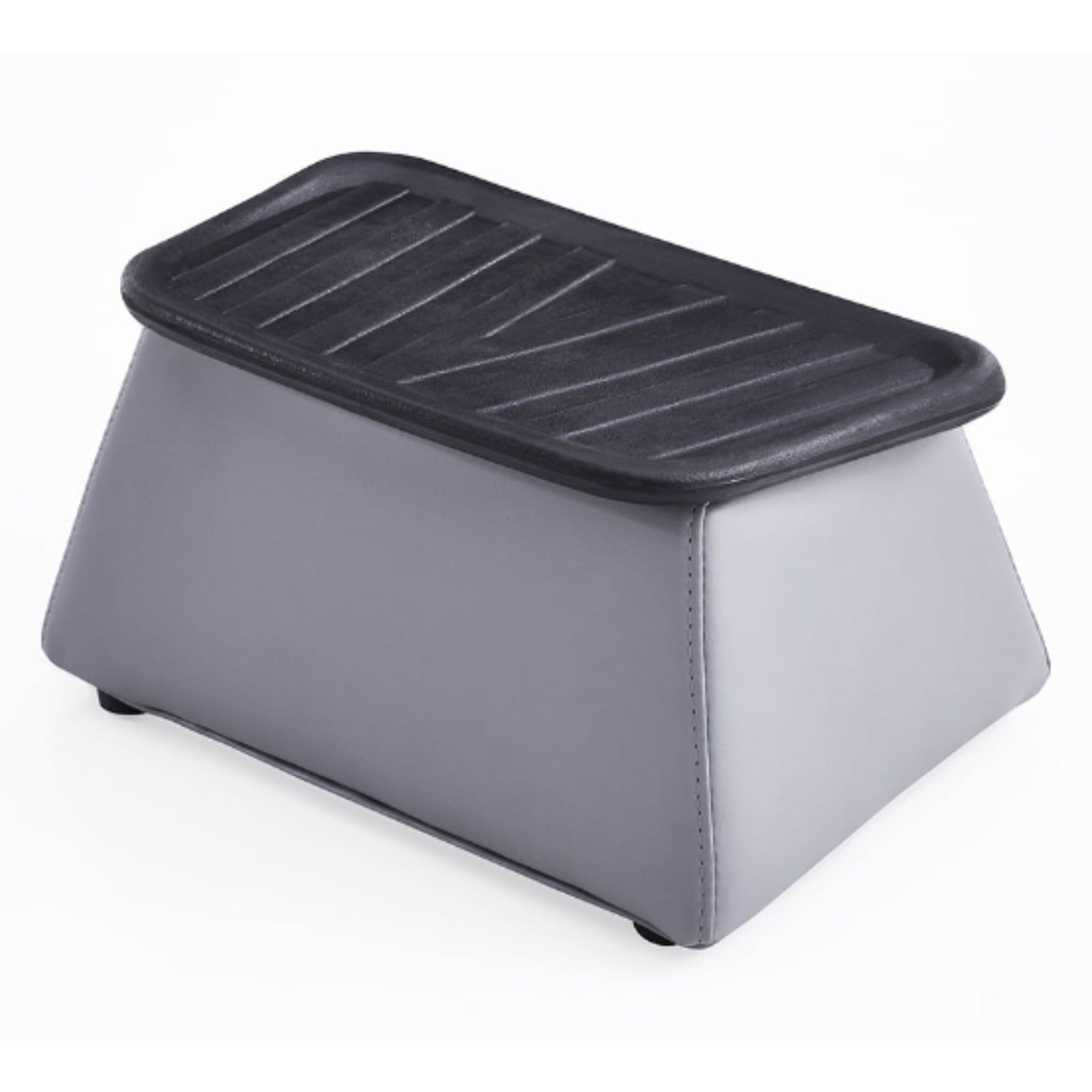 DIR Beckman Salon Shampoo Unit with Adjustable Seat Gray Stool On Clean Background