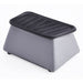 DIR Beckman Salon Shampoo Unit with Adjustable Seat Gray Stool On Clean Background