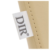 Thumbnail for DIR Bella V Gold Salon Shampoo Massage Chair Close View Of Beige Upholstery With Brand Name