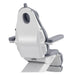 DIR Bellucci 3-Motors Electric Treatment Chair Gray Rear View Close-up On White Background