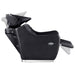 DIR Callisto Electric Shampoo Station Black Side View With A Demonstration On How to Adjust The Wash Shampoo Station And Leg Rest