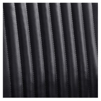 Thumbnail for DIR Dainty Reclining Chairs Black Upholstery With Vertical Stitching