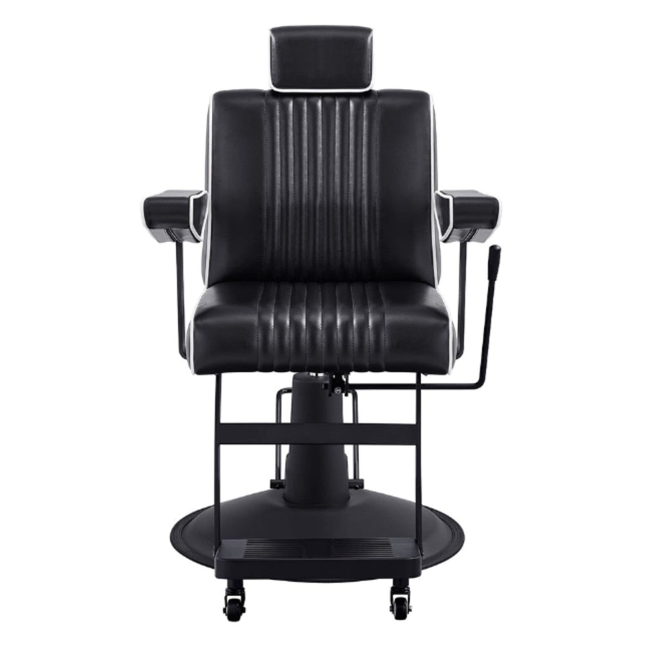 DIR Dainty Reclining Chairs Black Variant Front View On White Background