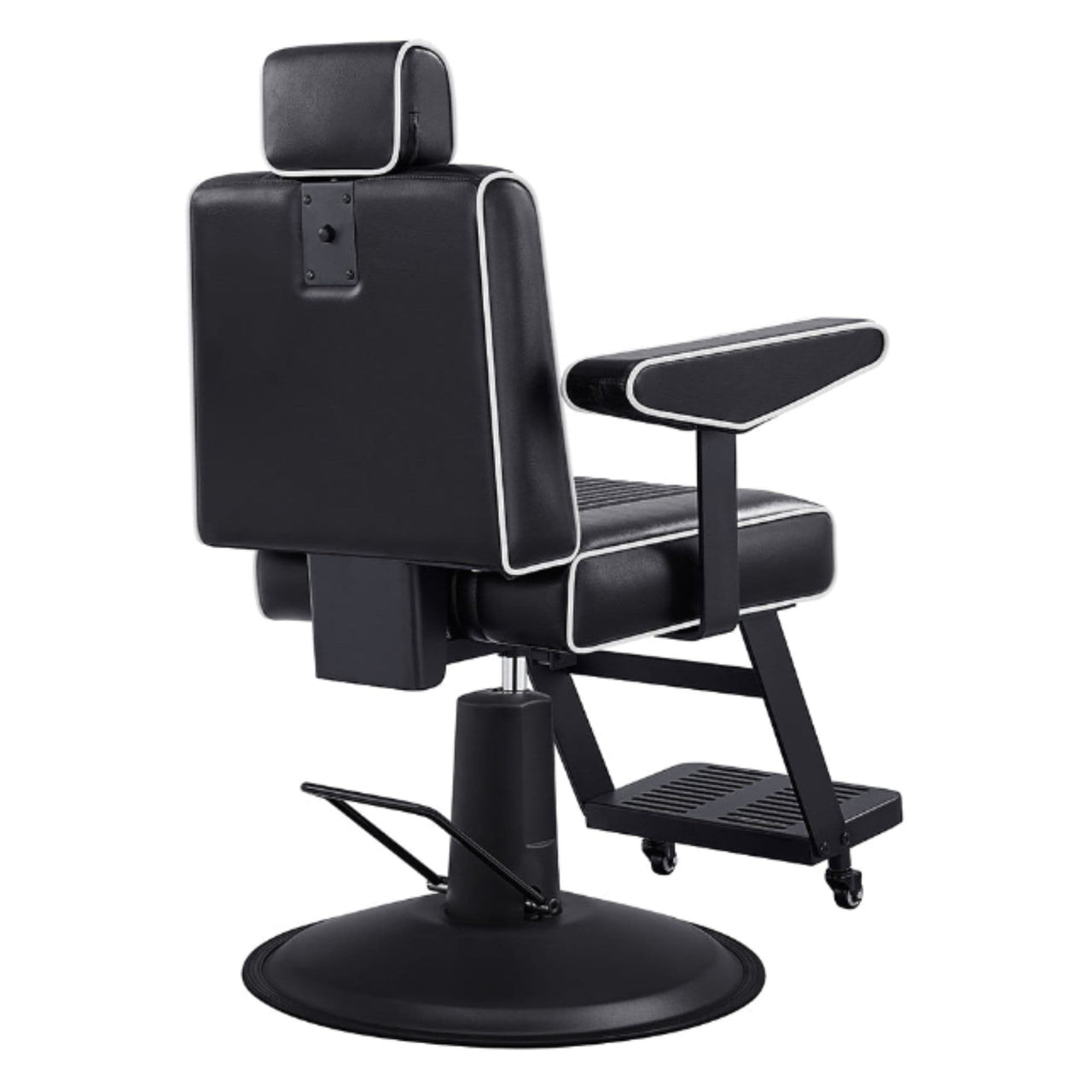 DIR Dainty Reclining Chairs Black Variant Rear Angled View On White Background