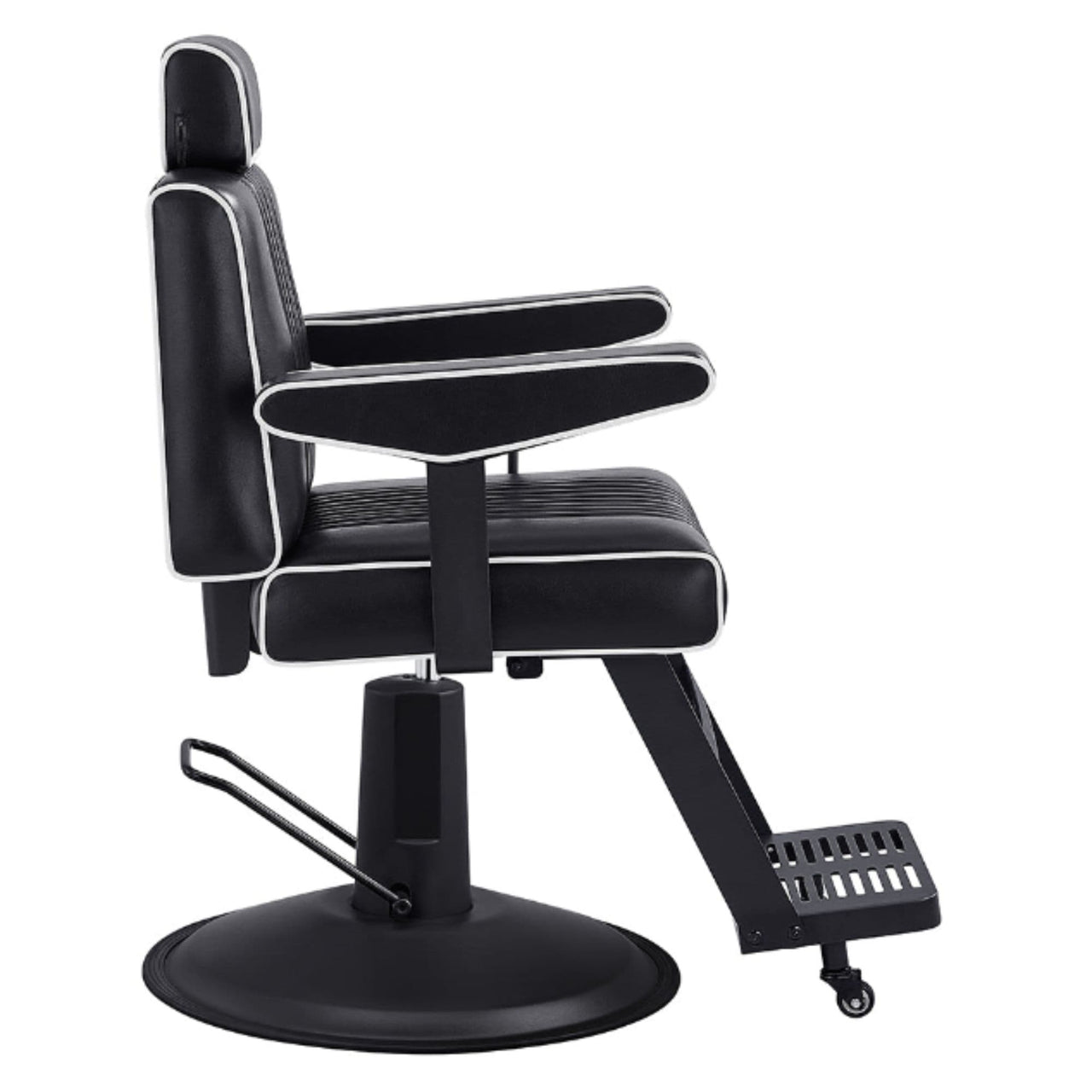 DIR Dainty Reclining Chairs Black Variant Side View On White Background
